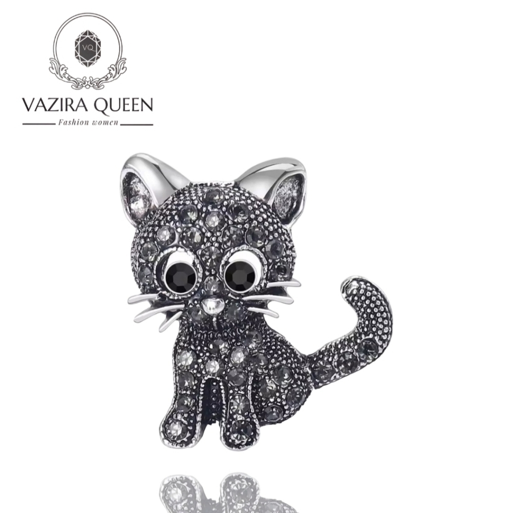 VQ Cat Brooch